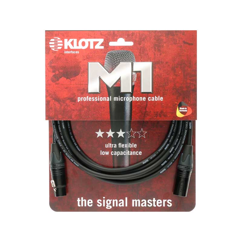 Voorkomen Mam Grof KLOTZ M1FM1N1000 microfoonkabel XLR 10m - Audio Solvation