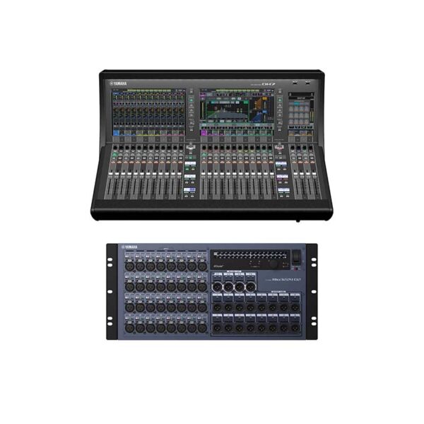 Yamaha DM7 + Rio3224-D2