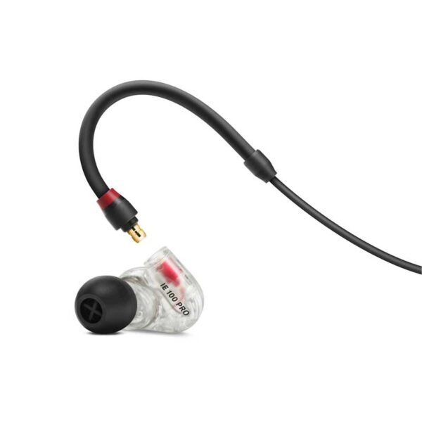 Sennheiser IE 100 PRO Clear – professional in-ear monitors with precise sound, comfortable fit, and reliable performance for stage and studio.